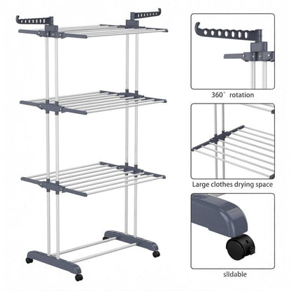 Estación de Secado Vertical Móvil