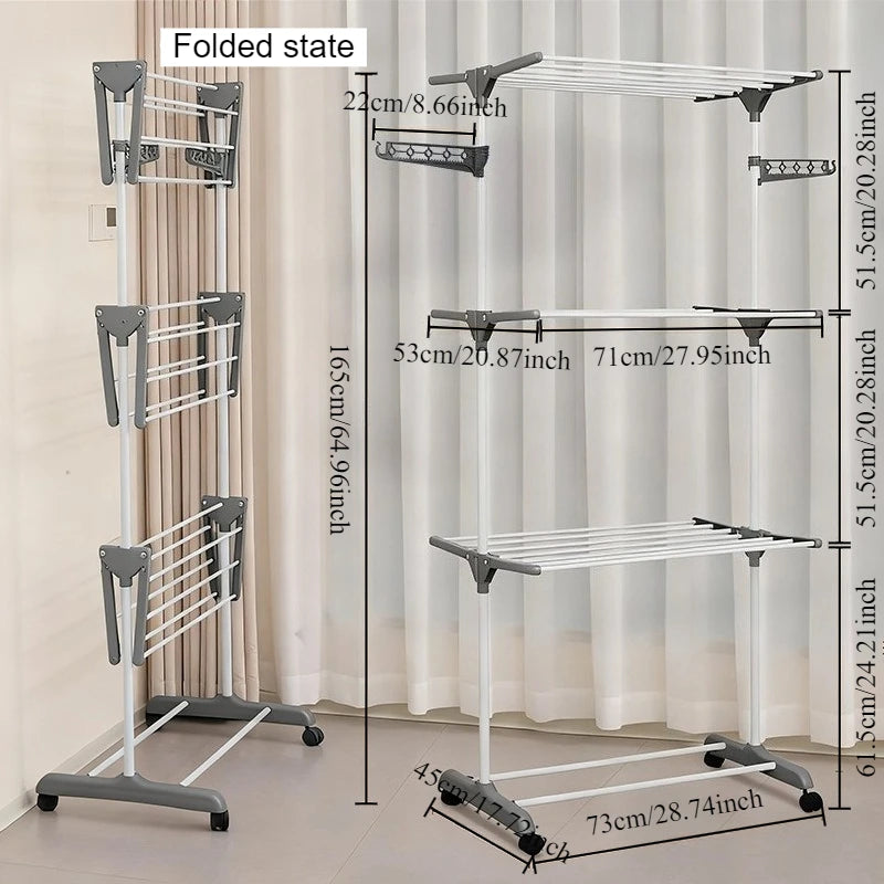 Estación de Secado Vertical Móvil