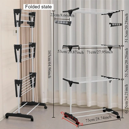 Estación de Secado Vertical Móvil