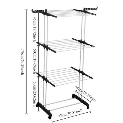 Estación de Secado Vertical Móvil