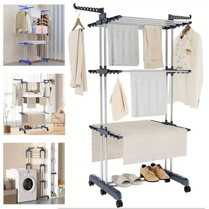 Estación de Secado Vertical Móvil