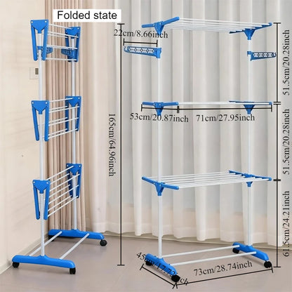 Estación de Secado Vertical Móvil